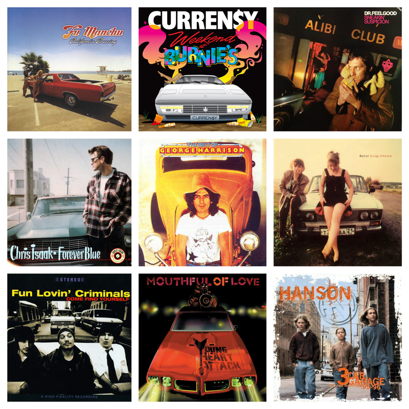 Illustration for article titled 100 cars on 100 more album covers